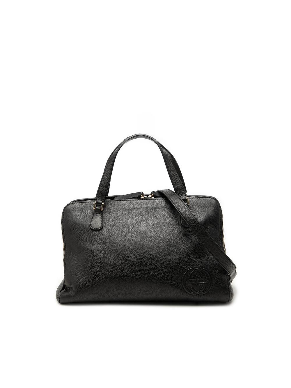 Gucci Pebbled Calfskin Soho Working #357556G69B